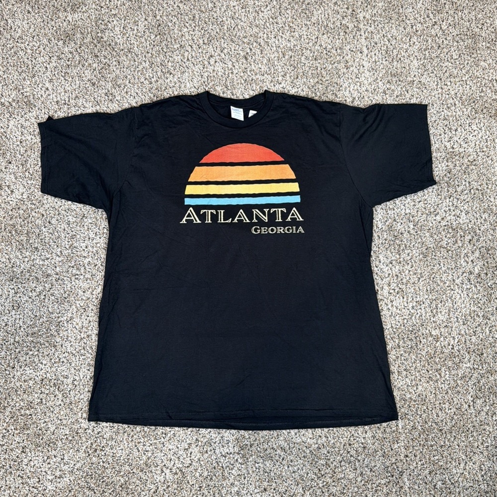 Men's Atlanta Shirt - Retro Vintage Style Atlanta Georgia Sunrise 3XL T-Shirt